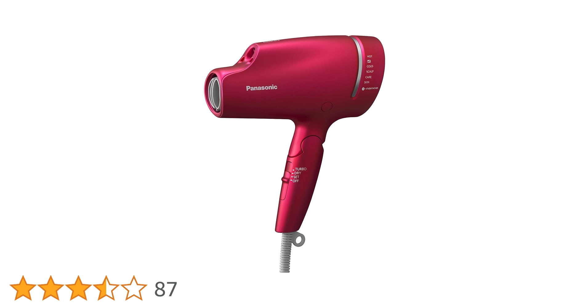 Amazon | パナソニック ヘアドライヤー ナノケア ルージュピンク