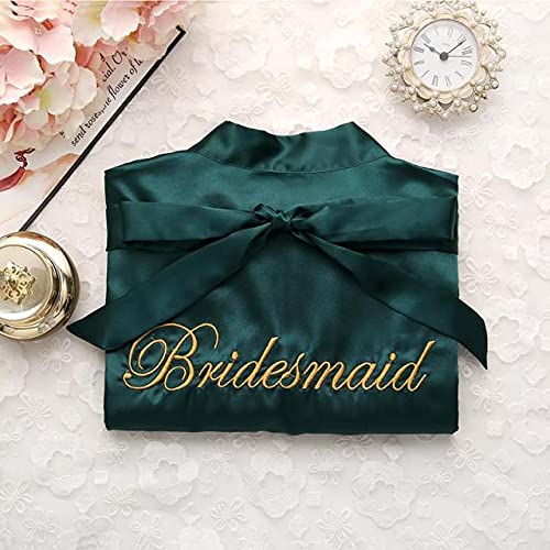 Vrouwen Bruid Bruidsmeisje Kimono Badjas Jurk Sexy Mini Slaap Nachthemd Nachtkleding Bruiloft Gewaden -a29-M