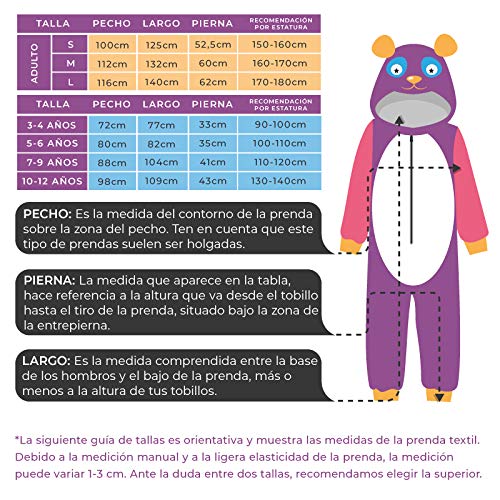 Miniatura 5 de Partilandia Pijamas Enteros De Animales Adultos Unisex Tallas De Adultos S A L Disfraz Rana Mono Enterizo Adulto Carnaval Fiestas Talla M