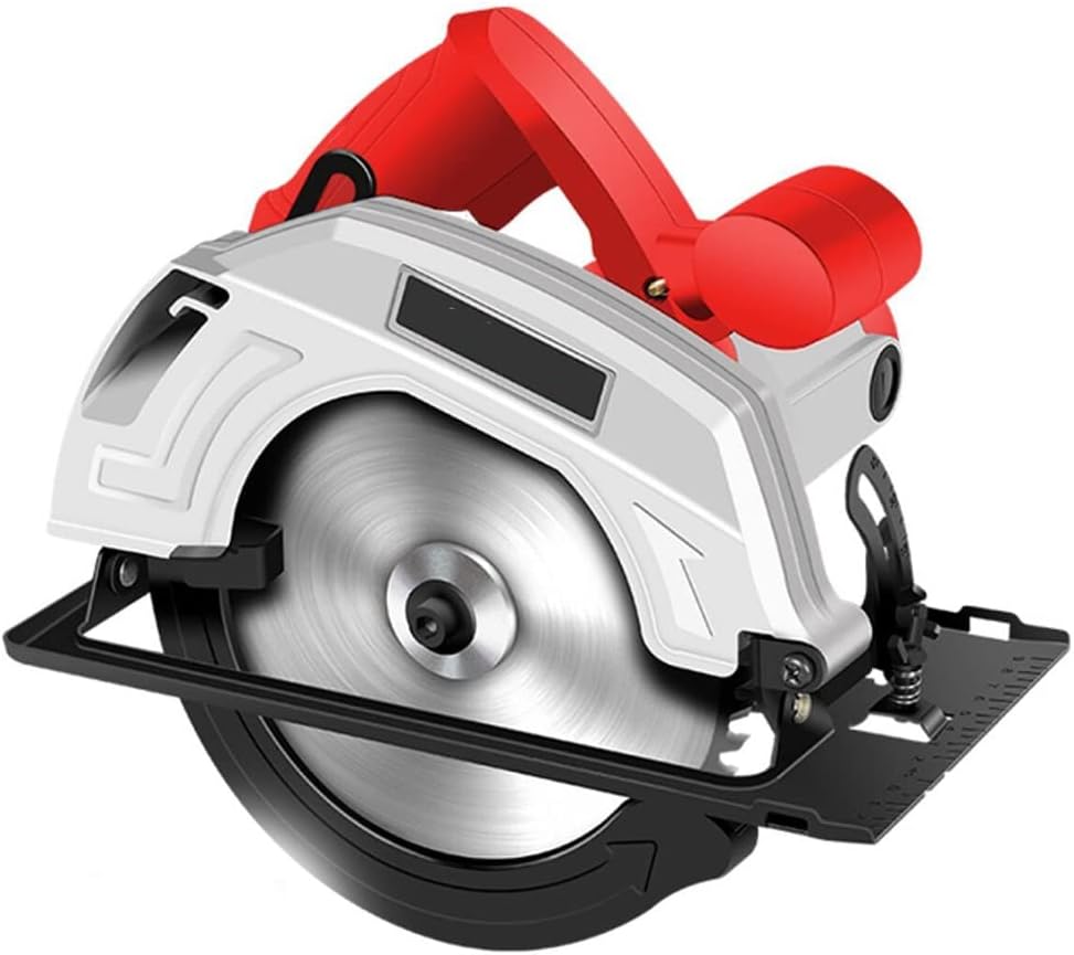Electric Circular Saw 1300W7 Inch Portable Circular Saw Suitable For Woodworking Cutting Multifunctional Household Table Saw, 28.5*26cm, Silver, XSCQ01