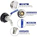 GOLRISEN Adaptador de Depósito de 1000 litros 600 litros 30litros, Rosca 3/4"...
