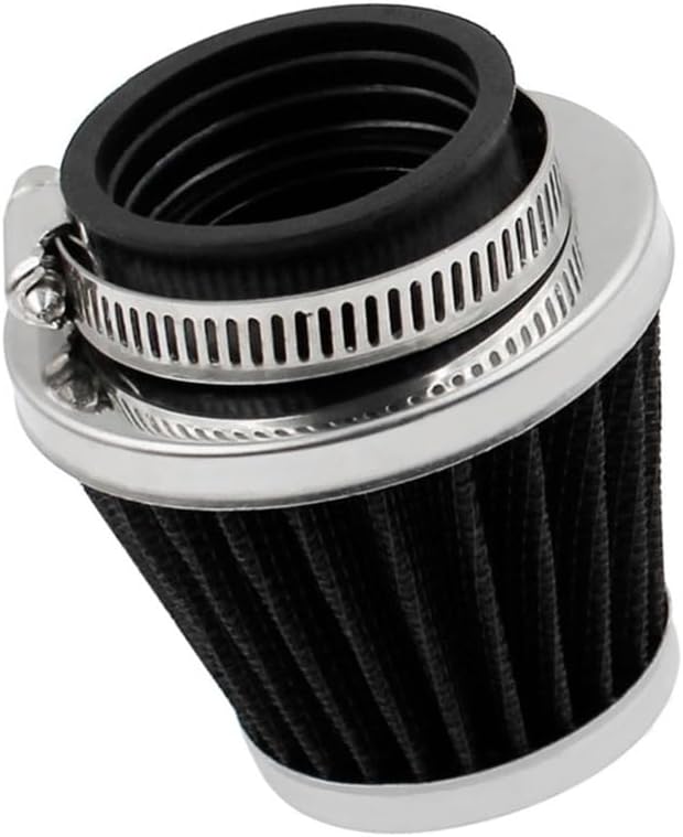 Mushroom Head Air Filter Cleaner 38mm Induction Kit Fit For Off-Road Motorcycle ATV Dirt Bike(1pc Black)