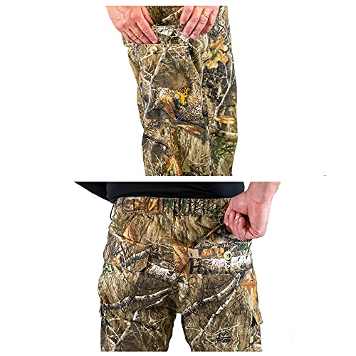 Hot Shot Men’s Camo Performance Pant – Realtree Edge Hunting Outdoor Apparel, Large #TOP2