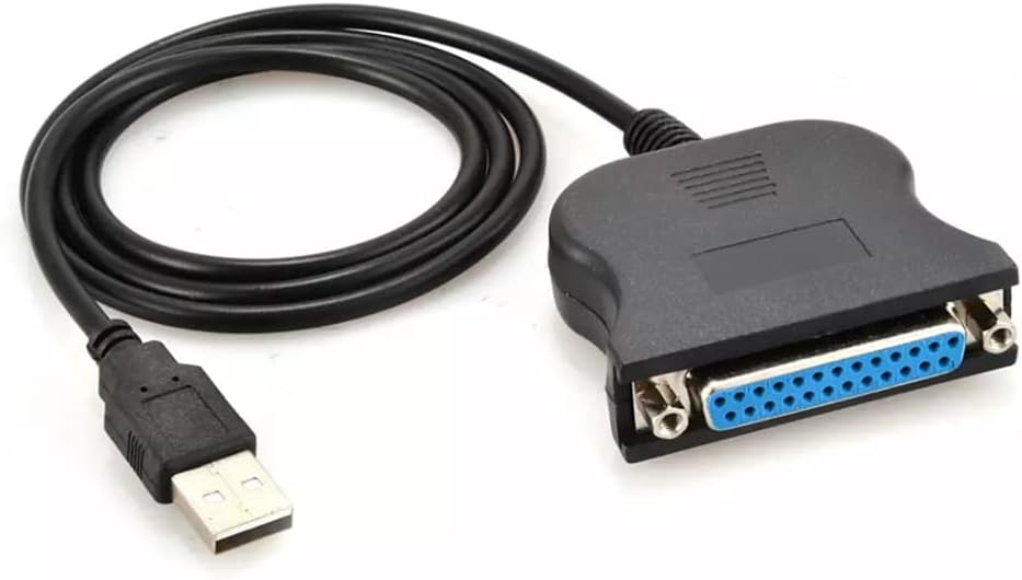 NEORTX USB to DB25 Printer Cable, USB A Male to 25 Pin DB25 Female IEEE 1284 Parallel Printer Converter Cable