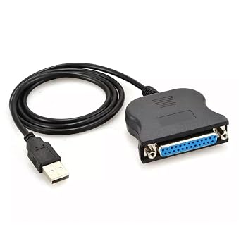 NEORTX USB to DB25 Printer Cable, USB A Male to 25 Pin DB25 Female IEEE 1284 Parallel Printer Converter Cable