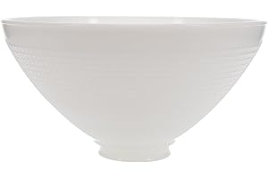 B&P Lamp 10 Inch Diameter I.E.S Style White Opal Replacement Lamp Globe...