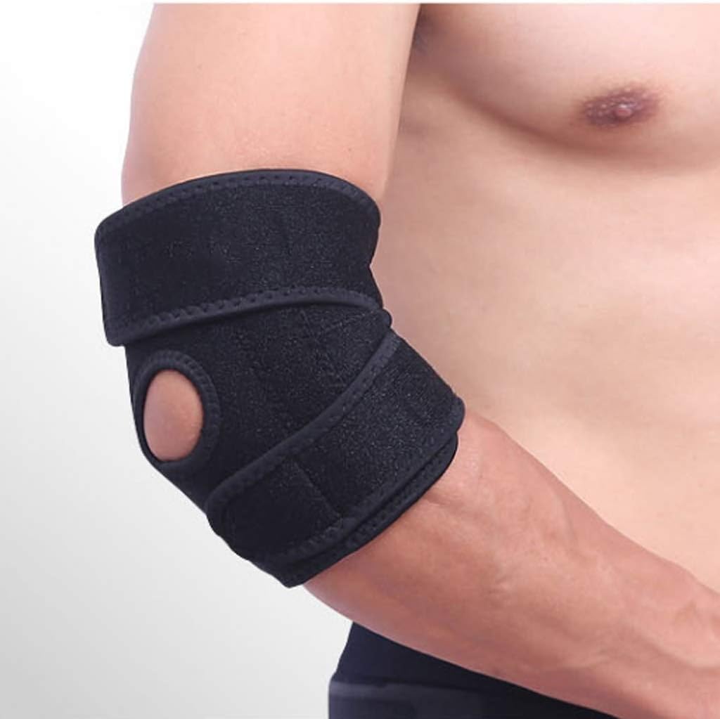 1Pair Adjustable Sports Elbow Support Basketball Tennis Pads Volleyball Guards Arm Sleeve