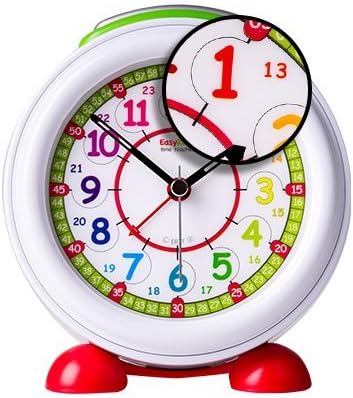 EasyRead Time Teacher Children’s Alarm Clock with Night Light, 12 & 24 Hour Time, Rainbow Clock Face