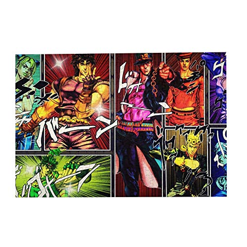 Preisvergleich Produktbild Crystally Holzpuzzle, Jojos Bizarre Abenteuer-Puzzles, 1000-teiliges Puzzle-Unterhaltungsspielzeug