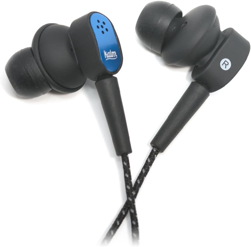 Kalm. Noise Cancelling in-Ear Headset with Built in Microphone for Smartphones.
