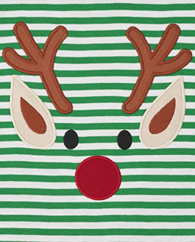 Image of The Children's Place Family Matching Holiday Long Sleeve Pajama Sets, Cotton
