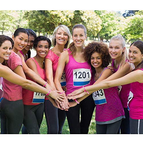 Omgouue 48Pcs Breast Cancer Awareness Bracelets Pink Ribbon Camo Silicone Win #TOP3