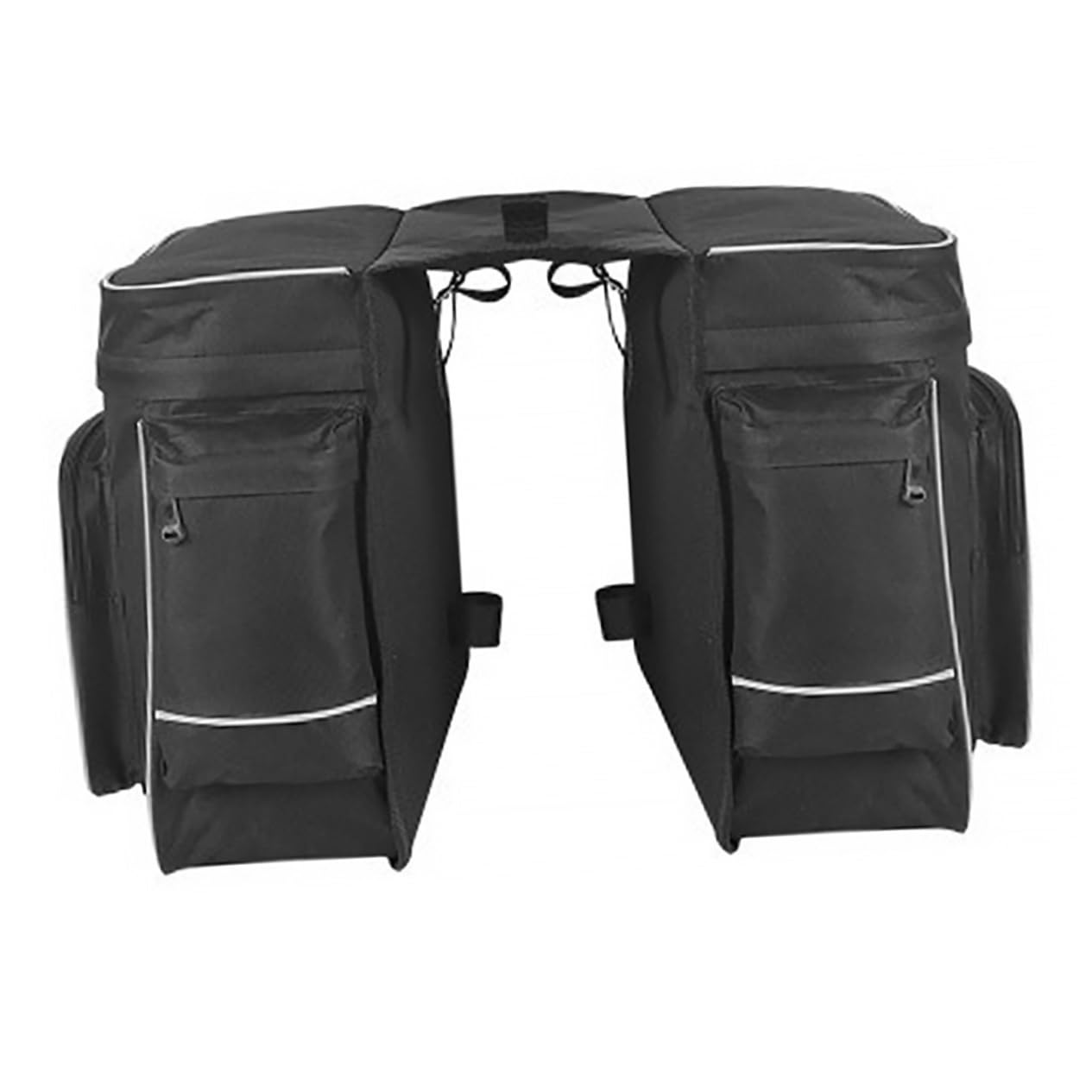 Milisten 1pc Large Capacity Outdoor Cycling Bag Multifunctional Double Tail Design Bike Back Seat Pannier for Easy Installation and Storage during Riding Adventures