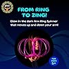 Mozi Glozi Geometric Magic Flow - Easy to Use 3D Spiral Toy, Glowing Spinning Bracelet for Children and Adults (Pink) #1