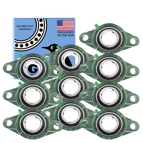 Image of PGN UCFL206-20 (10 Pack) 2-Bolt Flange Bearing 1-1 /4 inch Bore