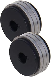 Utoolmart Welder Wire Feed Roller 0.8/1.0 Groove Roll Parts for Welding Machine Replacement 2Pcs