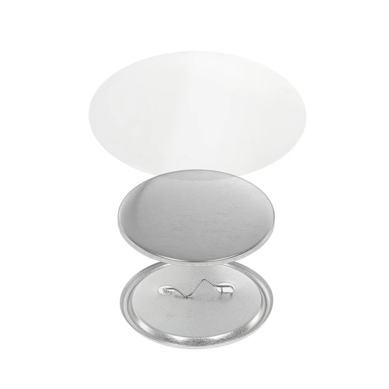 Teile zur Herstellung von Anstecknadeln und Knöpfen, 100er-Set, 58 mm, rund, Materialien for Knopfmacher, Presse, Kunsthandwerk, DIY Für Basteln