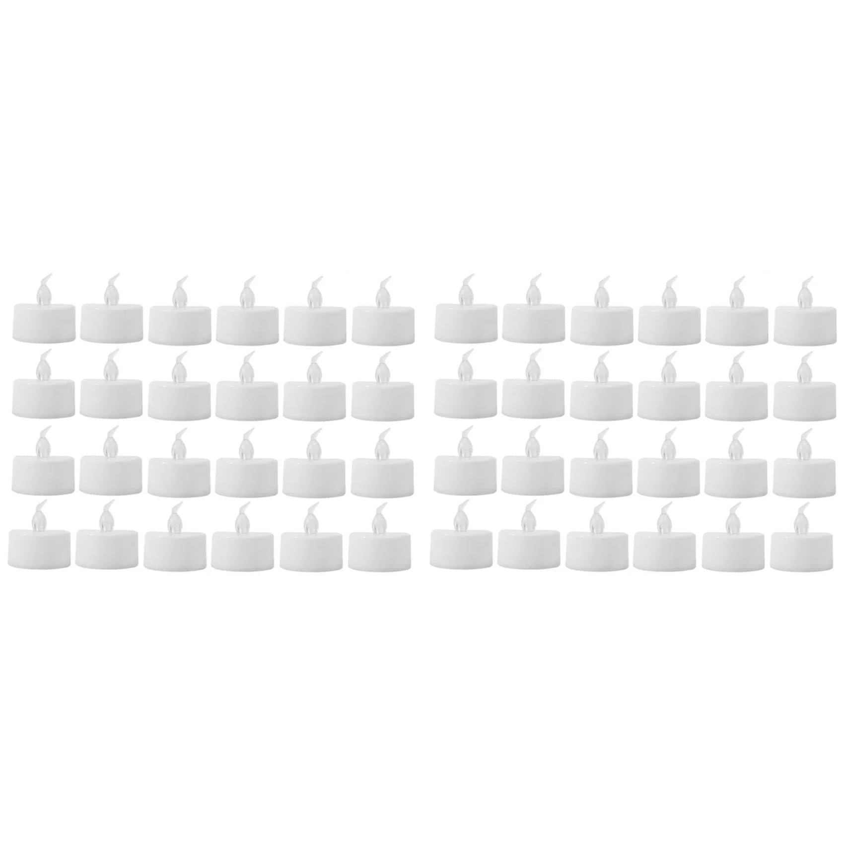 Bougies électriques LED haut de gamme pack de 48 veilleuses de table à piles éclat chaleureux