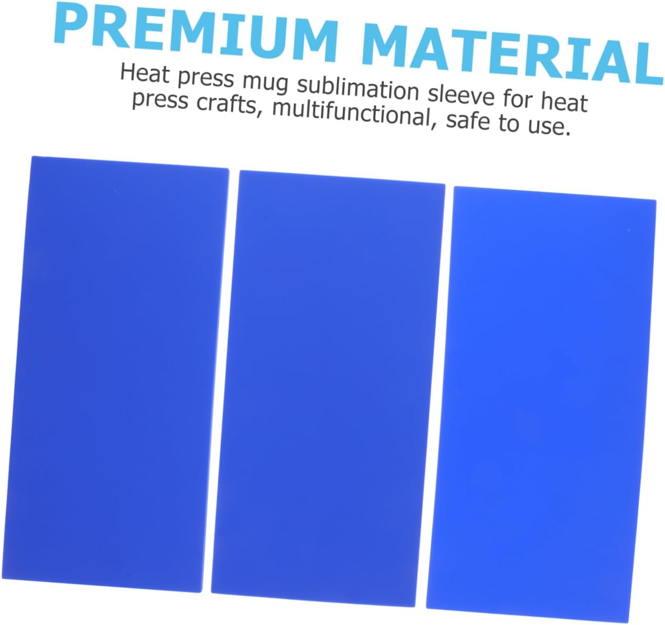 VICASKY 3pcs Mug Sublimation Pads High Press Mat for Even Transfer Mug Press Wraps for Sublimation Printing