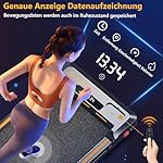 Untertisch-Laufband, 2-in-1-Walking-Pad zum Gehen und Joggen, tragbares Laufband mit Fernbedienungsband für Zuhause/Büro, geräuscharmes 2,5-PS-Tischlaufband mit LED-Anzeige – Bild 3