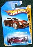 HOT WHEELS 2010 NEW MODELS 10 OF 44 BURGUNDY RED '09 CADILLAC CTS-V