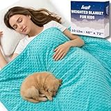 Super Soft Weighted Blanket for Kids with Removable Cover - Children Heavy Blanket for Girls - Kids Weighted Blankets