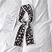 Produktbild WLLLO Kleine Seide Schal Kopf Hals Schal Foulard Femme Bandana Elegante Frauen Haargummi Band Wrap Hand Halstuch-9
