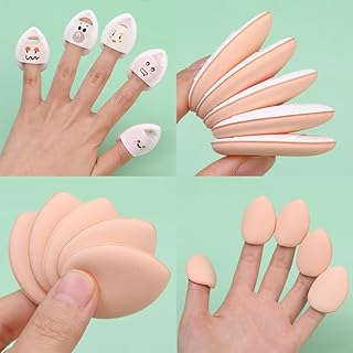 Dibujos animados dedo cosmético soplo aire co...