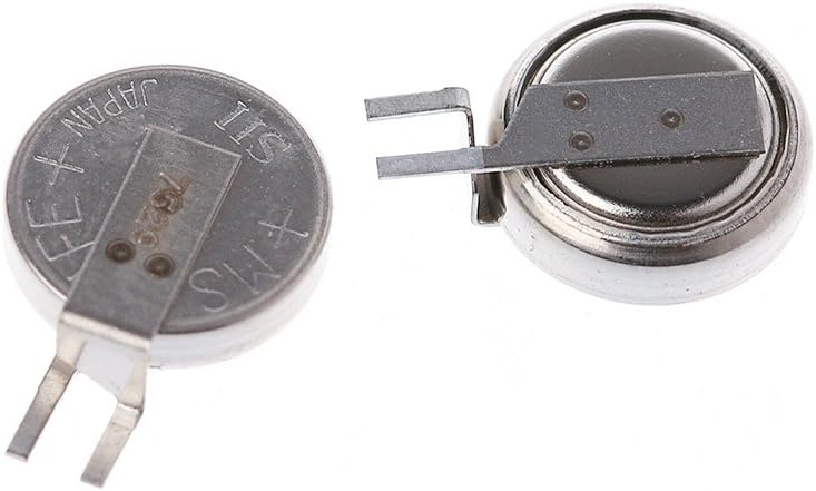 2 Pcs for O MS621FE FL11E 3V 5.5mAHr Rechargeable Battery Super Capacity Metal