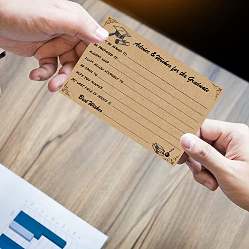 Image of Graduation Party Supplies - 50-Pack, 4x6 Inch Cards, Suitable for Any Graduate, Concludes with a Long Lasting Keepsake