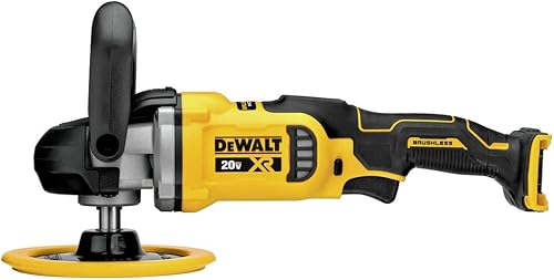 Miniatura 3 de DEWALT Pulidora inalámbrica 20V MAX* XR, rotativa, velocidad variable, 7 pulgadas, 180 mm, solo herramienta (DCM849B)