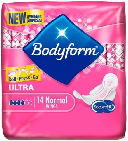 BodyformUltra Normal Wing 14 per pack Case of 4