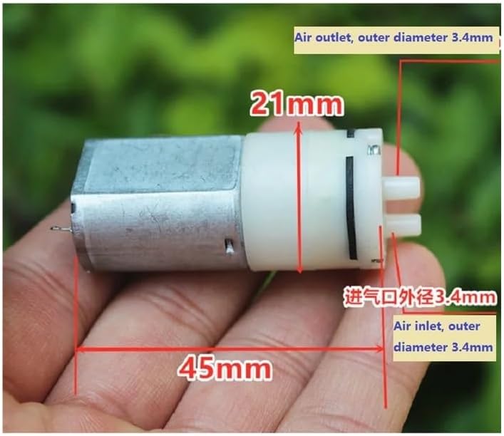 DC5V 130 Vacuum Pump DC Small Negative Pressure Air Suitable for Voltage 3V-6V (Tin Coated) J