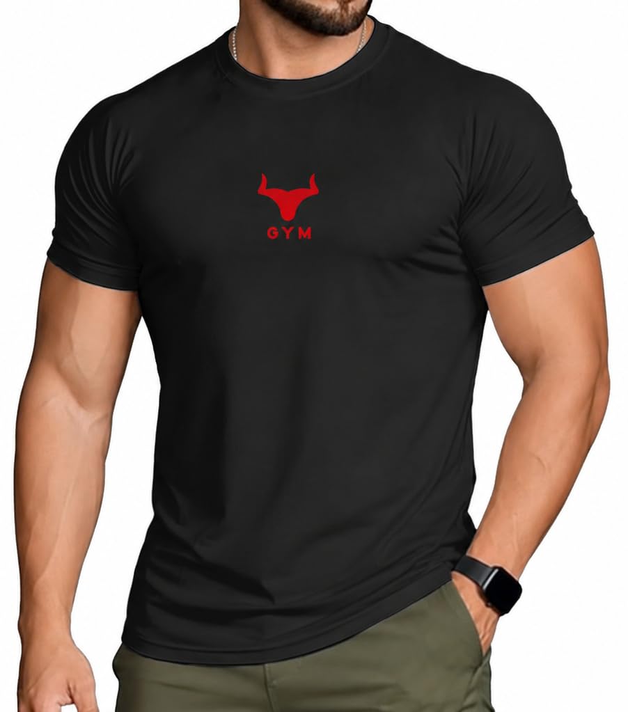 peppyzone Men’s Super Wick Sports T-Shirt | Quick-Dry, Lightweight & Breathable Activewear | Gym, Running, Training & Fitness Polyester T Shirt for Men-picture-32