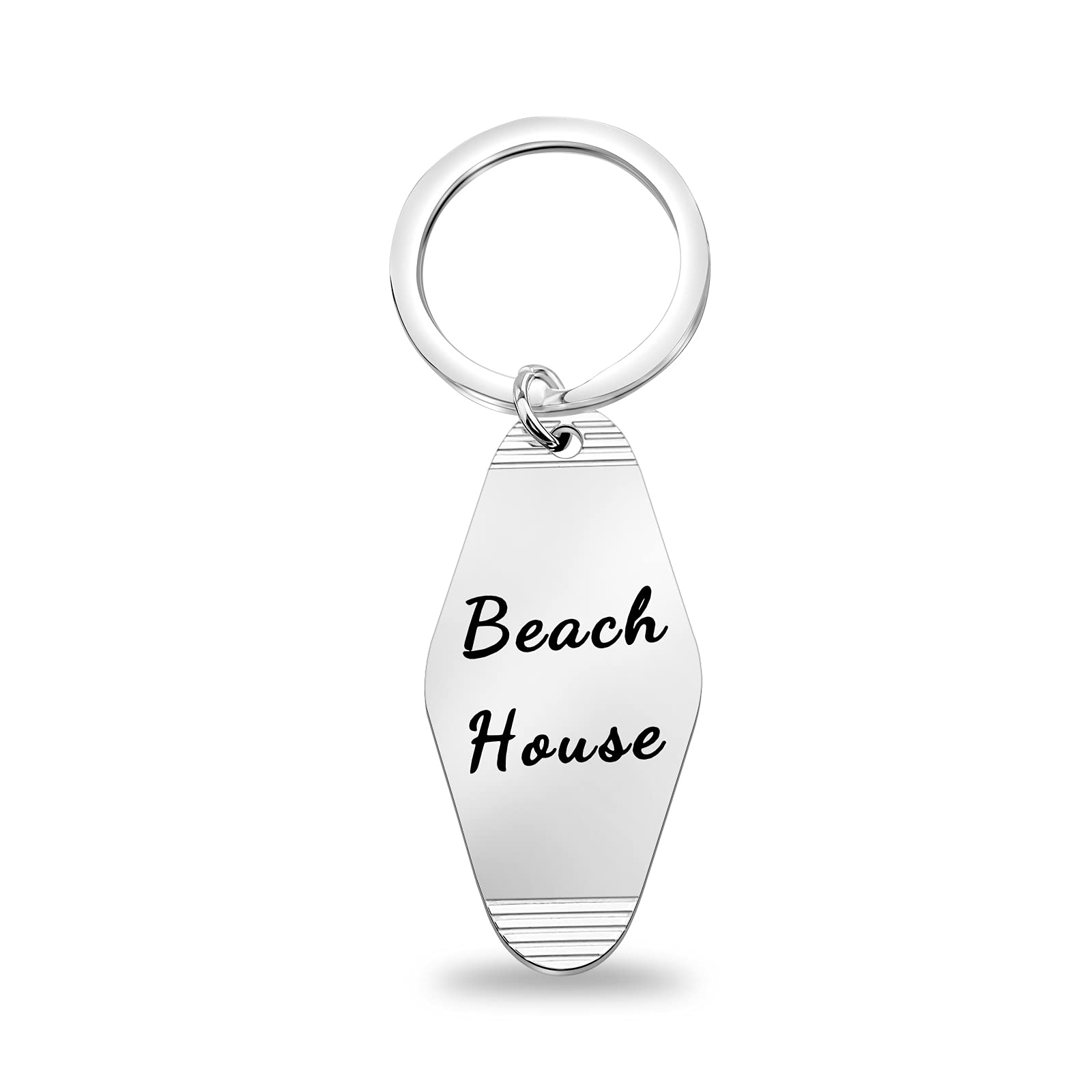 TGBJE Key To The Beach House Gift For New Home Beach Theme Keychain Beach House Owner Gift Vintage Motel Inspired Keychain