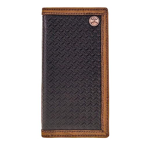 HOOEY Hands Up All Over Rodeo Wallet Brown