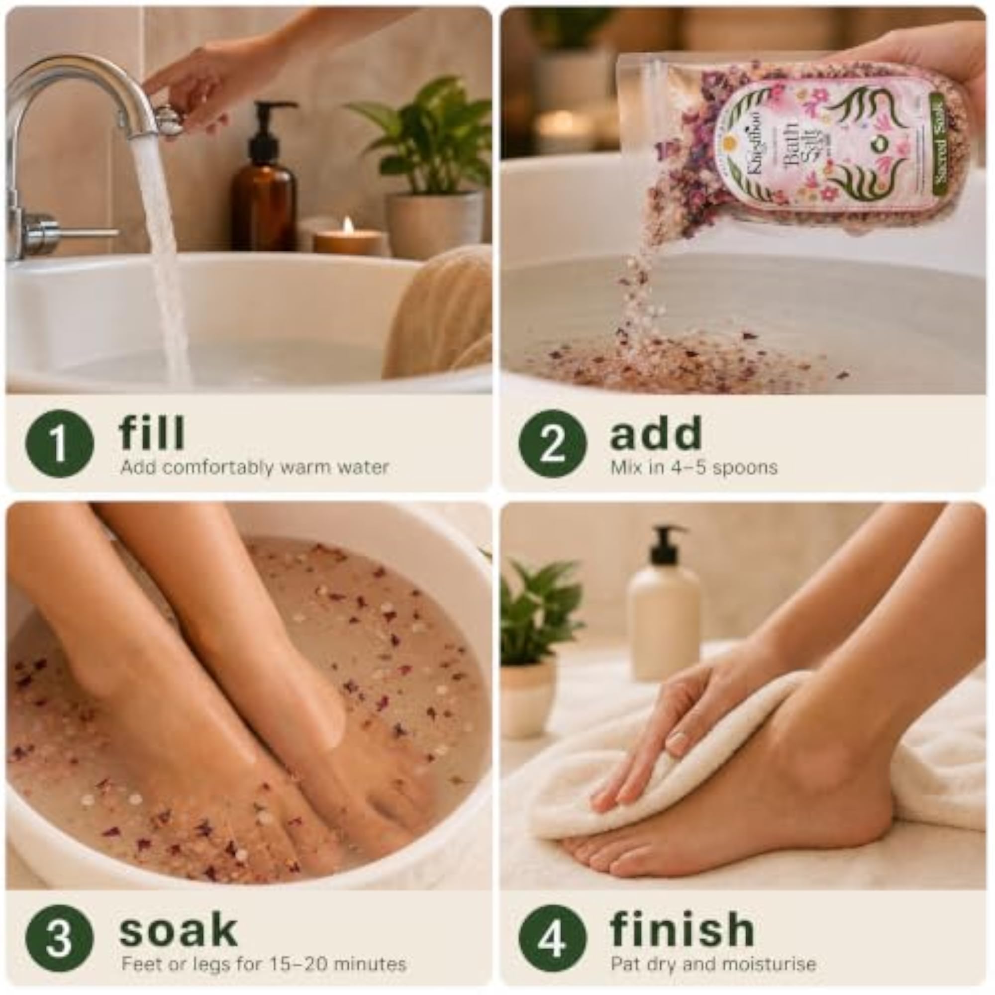 Premium Magnesium Wellness Bath Salt, Muscle Relaxation