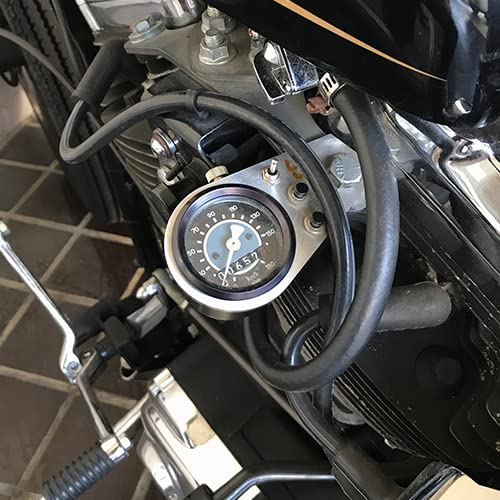 Amazon | 小型 48mm スピードメーター 速度計 ステンレス メーター 