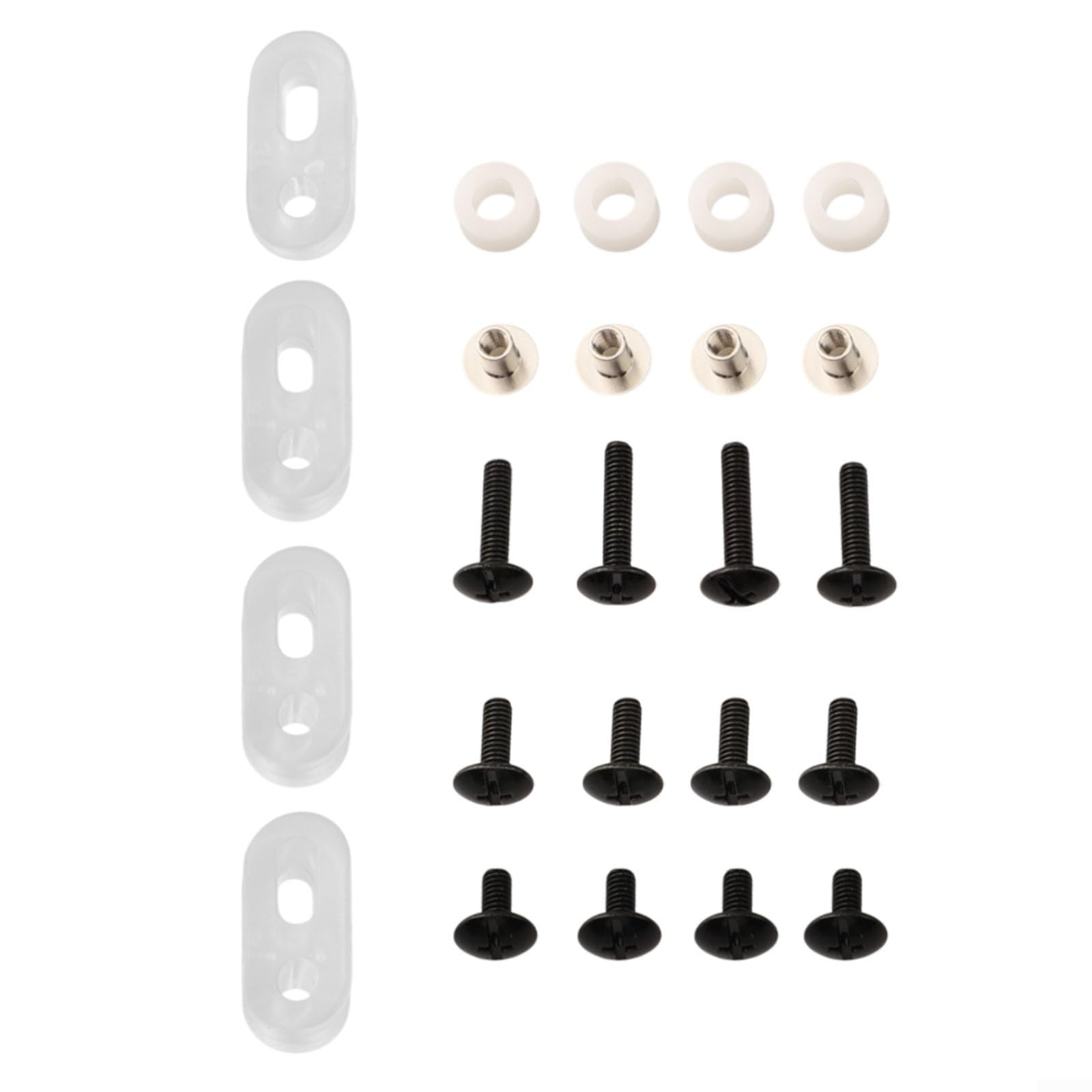 Caswynlife Ice Hockey Helmet Repair Kit Screws, With Nuts, For Visor Fastener Replacement Metal Plastic Hardware Set Goalie Gear Fix