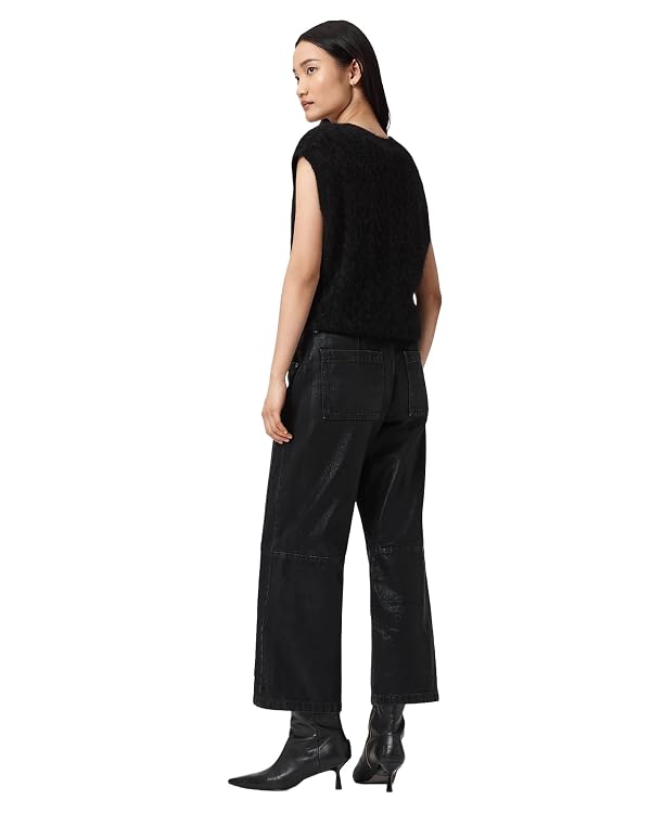 AllSaints Women's Tay Carpenter Jean Coated Black Size 29 by AllSaints - Image 4
