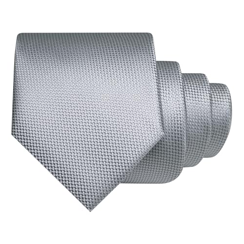 Image of JEMYGINS Mens Tie and Lapel Pin with Pocket Square Tie Clip Sets for Casual and Business 4PCS