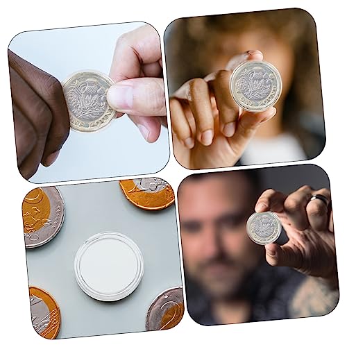 Cajas de cápsulas para monedas 25mm diámetro 100 pzas miniatura 6