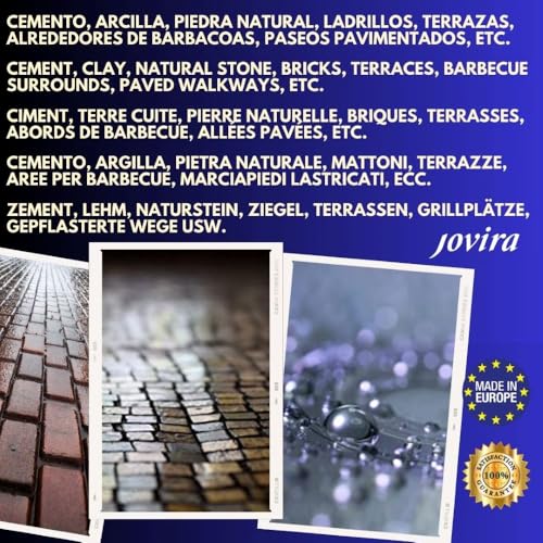 JOVIRA PINTURAS Impermeabilizante Hidrofugante para Suelos. Transparente e invisible. Protector hidrofugo para suelos porosos. Repelente al agua. (5 Litros) A-6