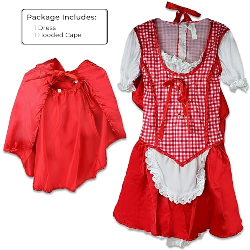 Disfraz niña Caperucita Roja poliéster talla L miniatura 2