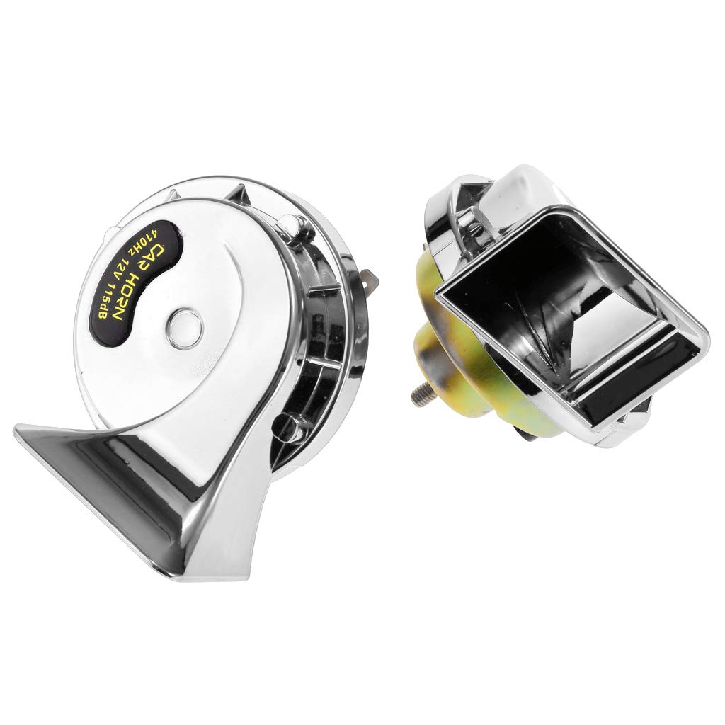 Motorrad Hupe 2pcs Air Snail Horn Set 12V 4A Dual Tone Auto Boot LKW Sirene Twin Snail Hupe