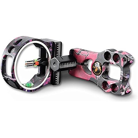 Great Deals LLC 3 Pin Bow Sight - Fiber, Brass Pin, Aluminum Machined - Right and Left Handed Cover
