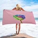 El tamaño es de 31,5 x 51,2 pulgadas/80 x 130 cm. El tamaño adecuado de estos paños de cocina absorbentes es muy adecuado para adultos y niños para el baño, el dormitorio, la playa, la piscina, el picnic, los viajes, el campamento, etc. Imprime por un solo lado y el otro lado es blanco. Debido a las tintas permanentes y no tóxicas y la tecnología de impresión avanzada, estas toallas de baño absorbentes grandes no se desvanecerán después de limpiarlas.