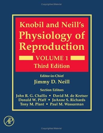Knobil and Neill's Physiology of Reproduction, Volume 1, Third Edition book cover