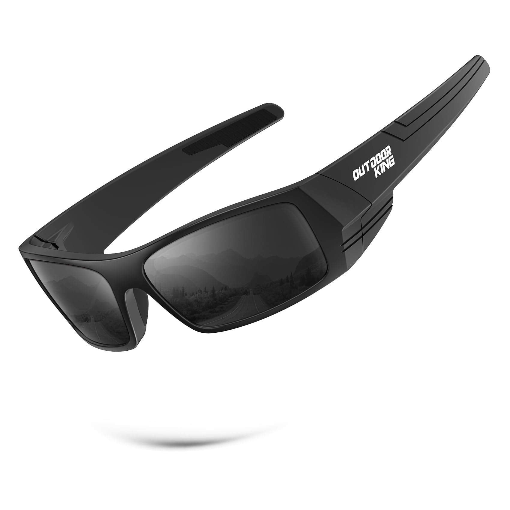 Gafas de sol deportivas polarizadas para hombre: gafas de sol envolventes para hombre, para pesca, ciclismo, correr, protección UV400