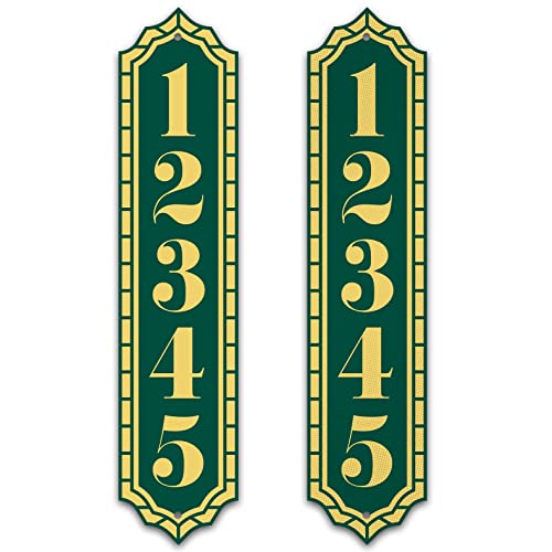 House Address Sign, House Address Plaque, Indoor/Outdoor Use, 4X18 Inch, 22 Colors, Reflective Option, Usa Made By My Sign Center #TOP19